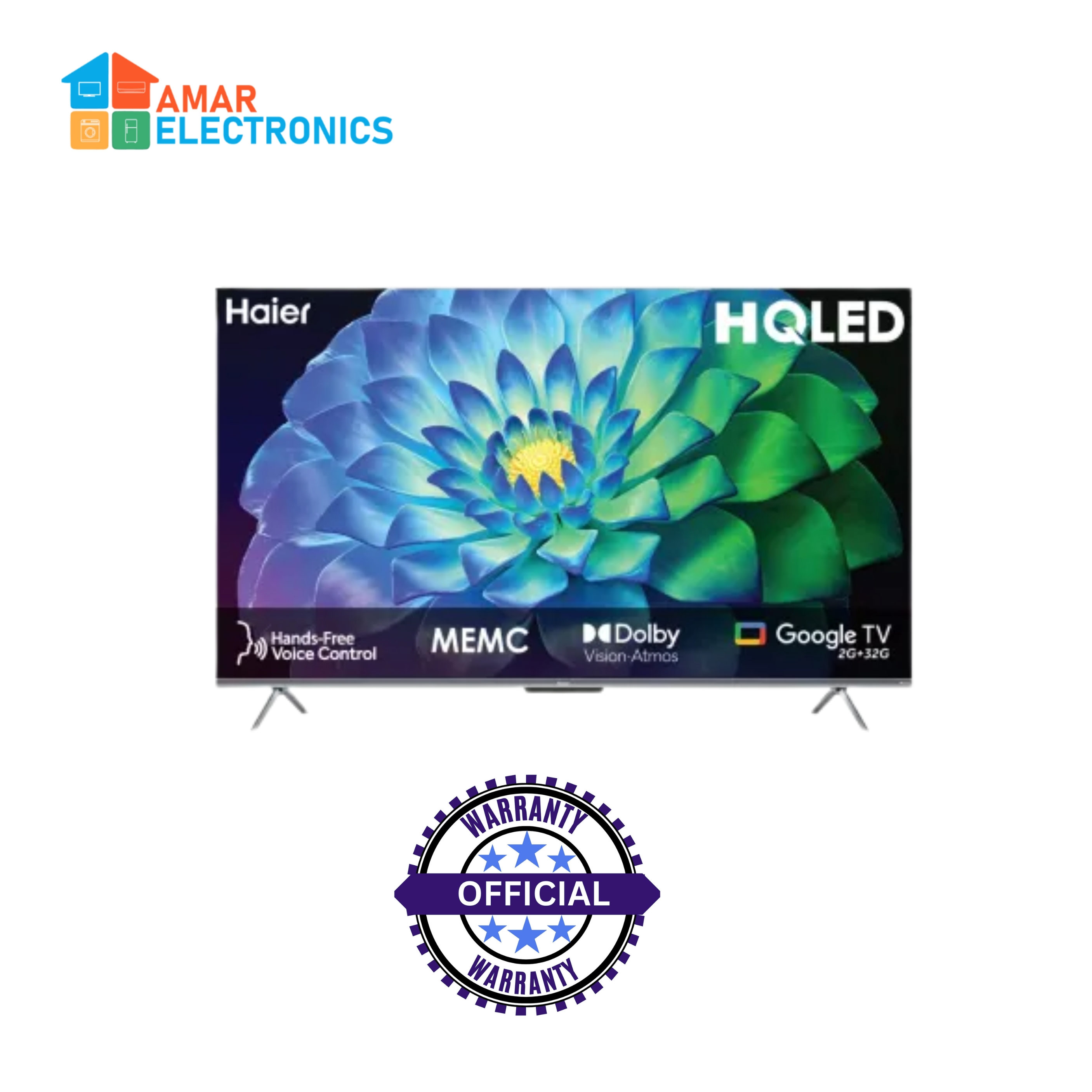 Haier 43" HQLED-4K Google TV H43P7UX