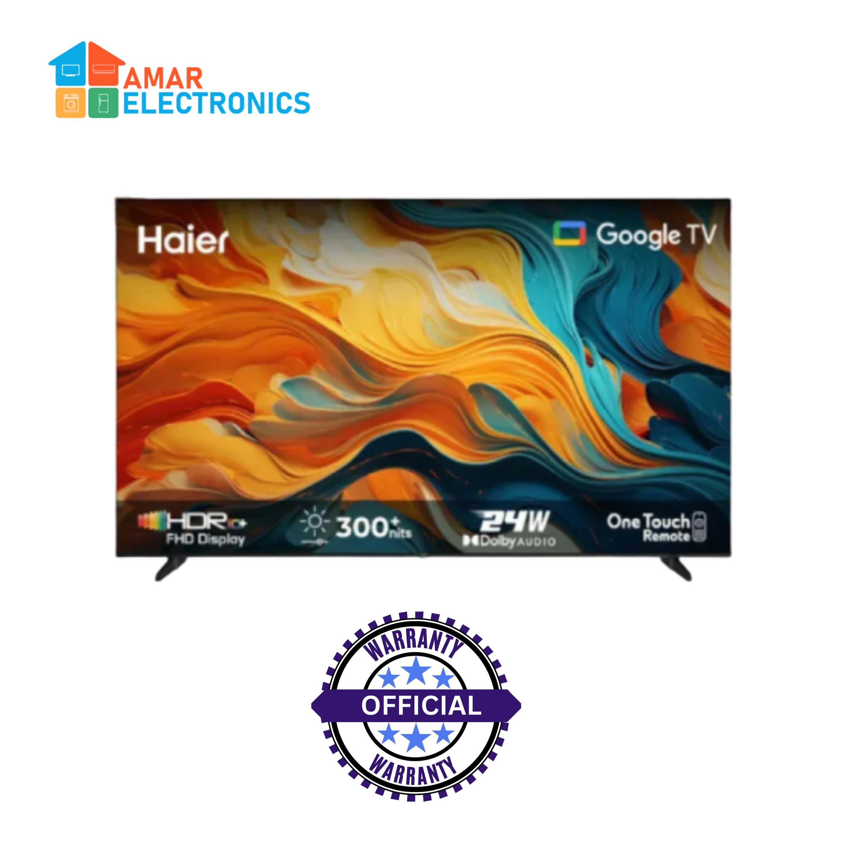Haier 43" FHD Google TV ( H43K85FFX)