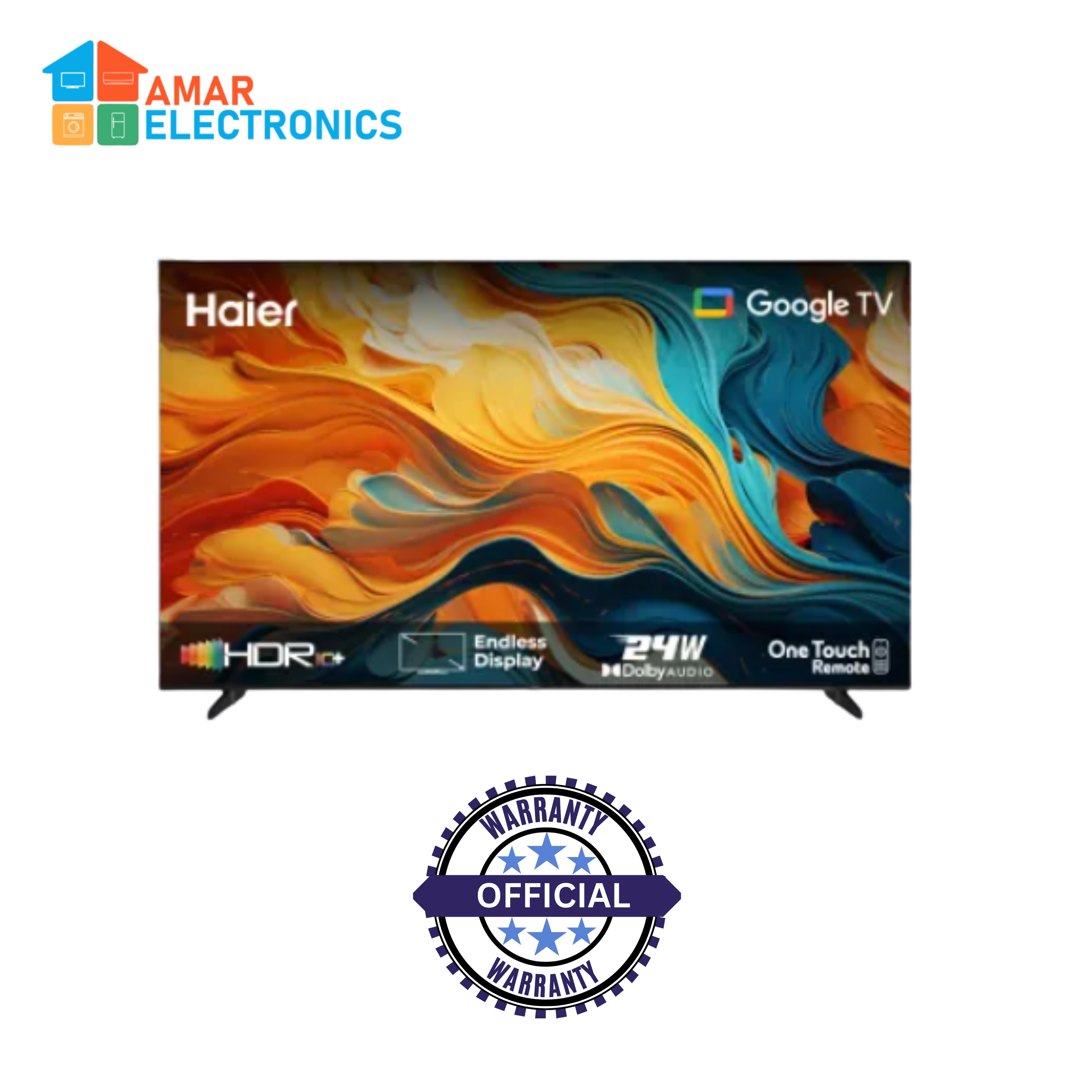 Haier 32" Bezel Less Google TV H32K85FX